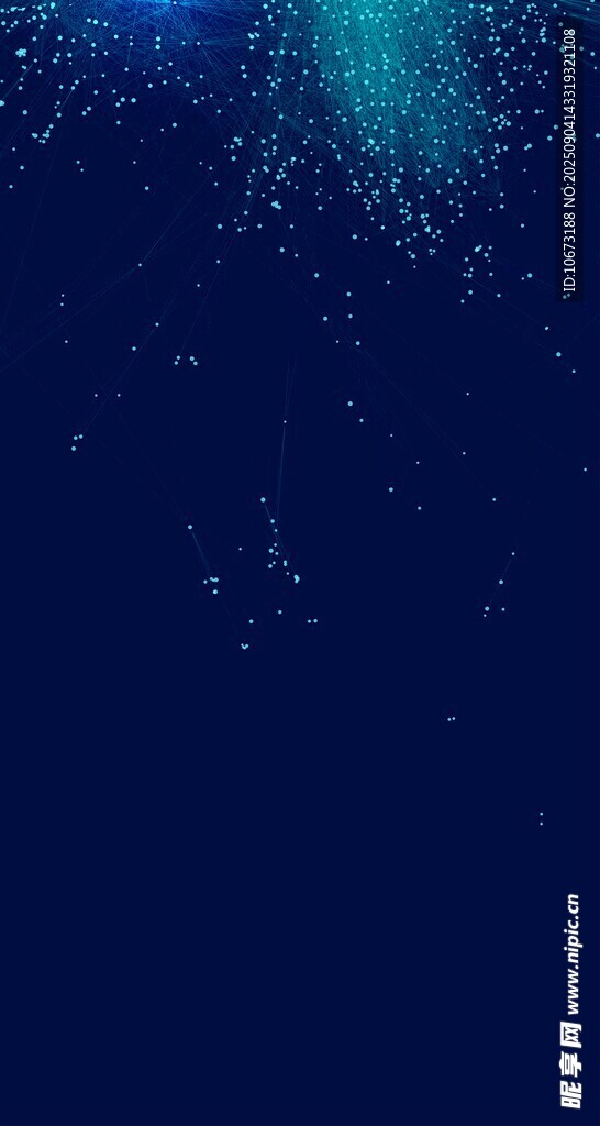 深邃星空下的夢(mèng)幻藍(lán)幕