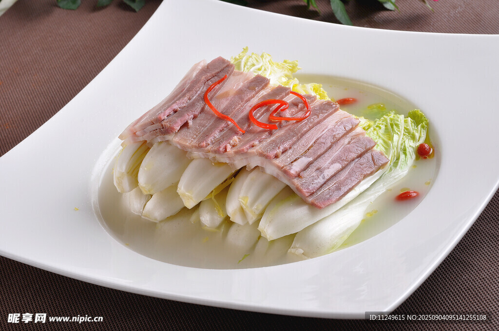 咸肉娃娃菜