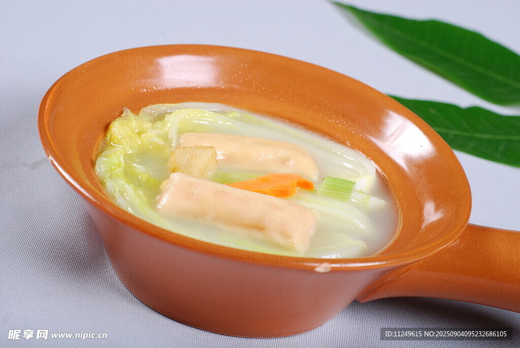 濃湯娃娃菜燜魚膠