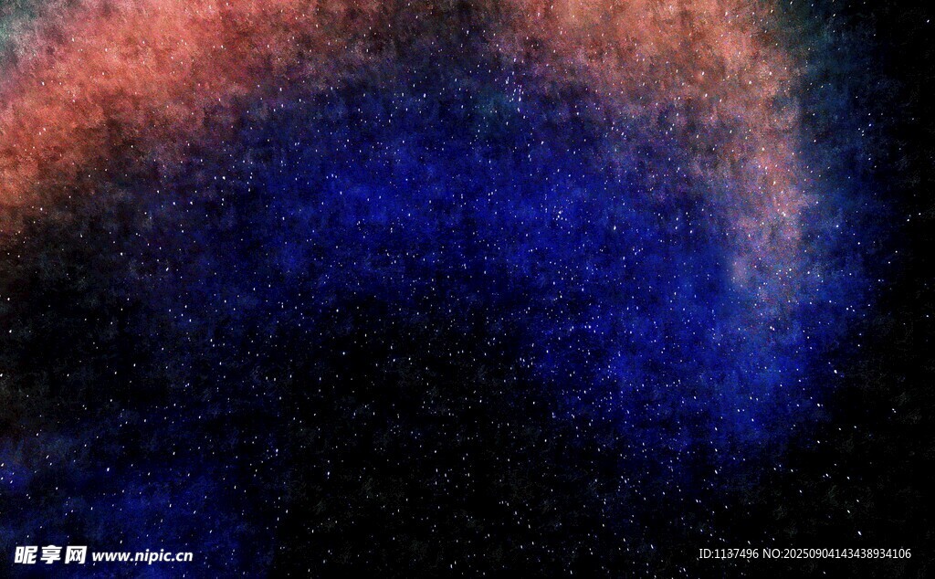 夢幻星空抽象背景圖
