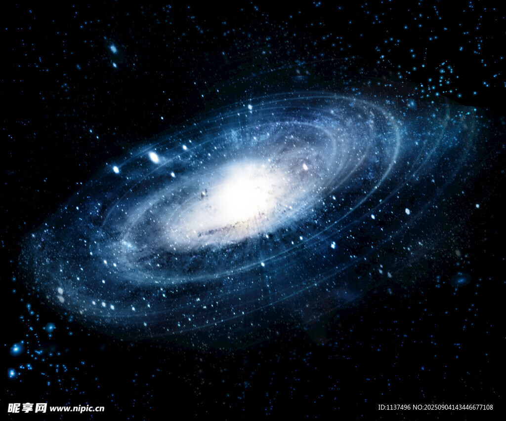 螺旋星系的璀璨宇宙圖景