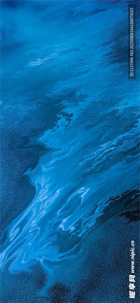 藍(lán)色流動(dòng)紋理抽象背景圖