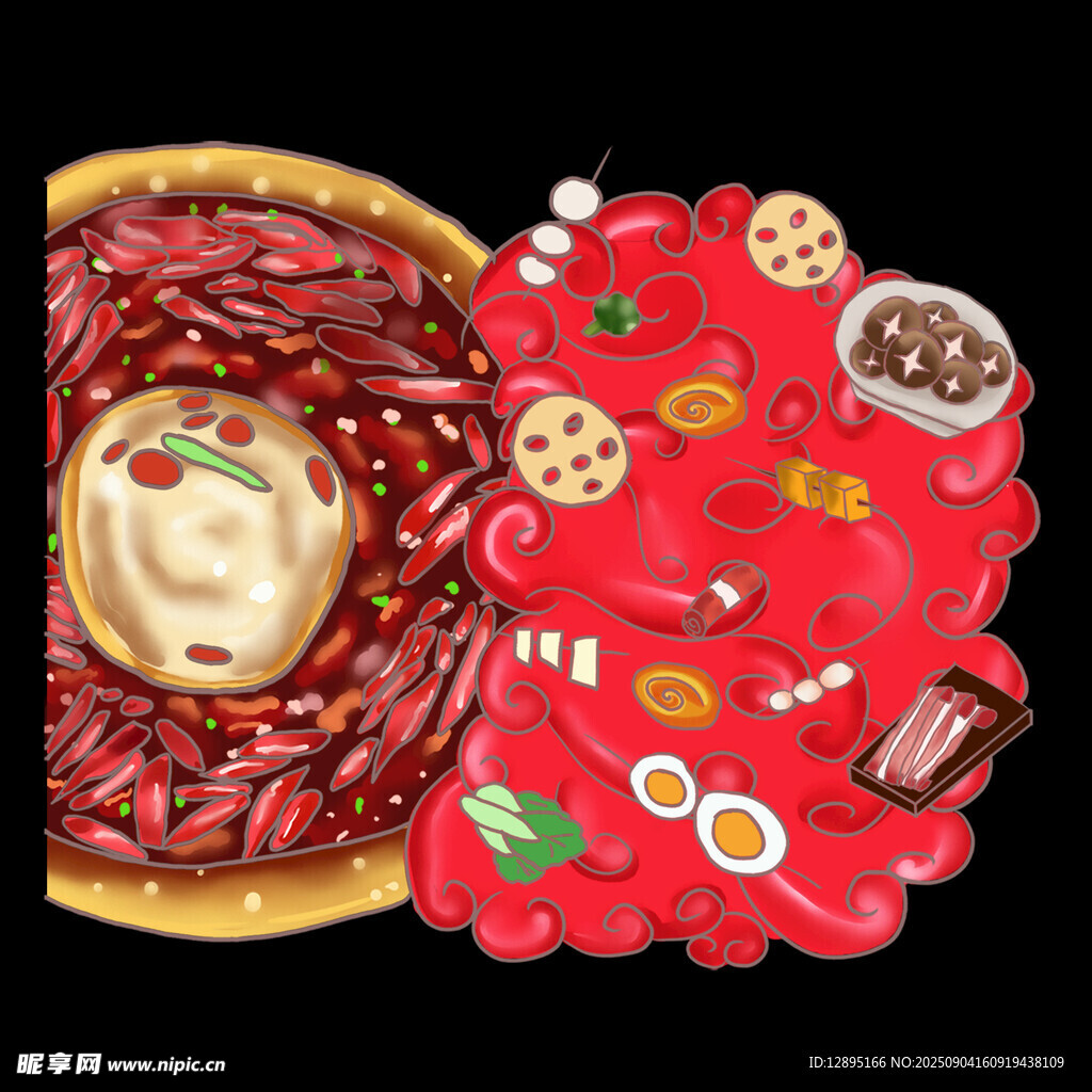 美味披薩與多彩甜點組合
