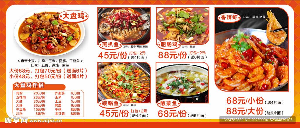 大盤雞燈箱
