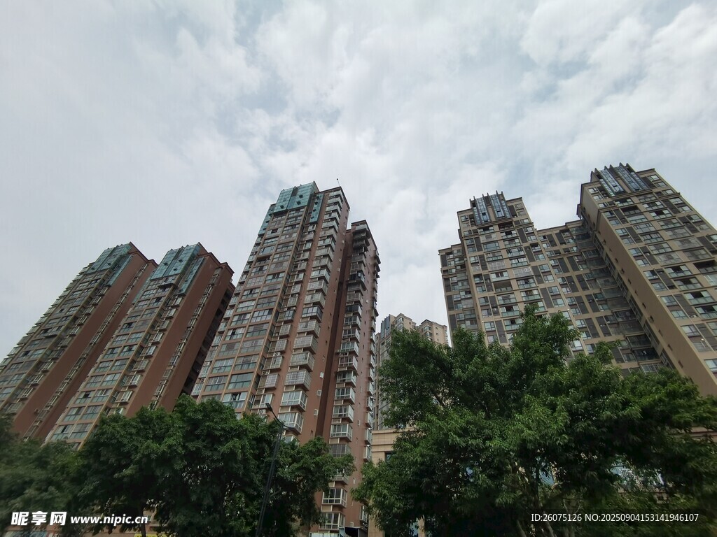 城市高層住宅建筑群