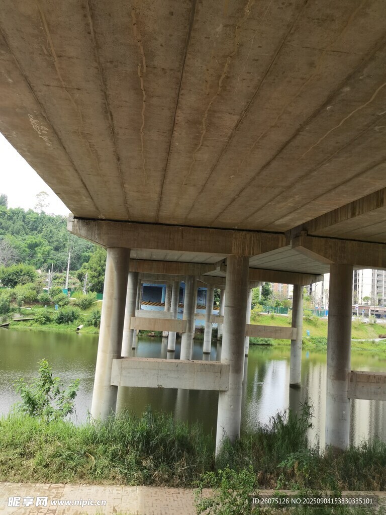 橋下河畔風(fēng)景