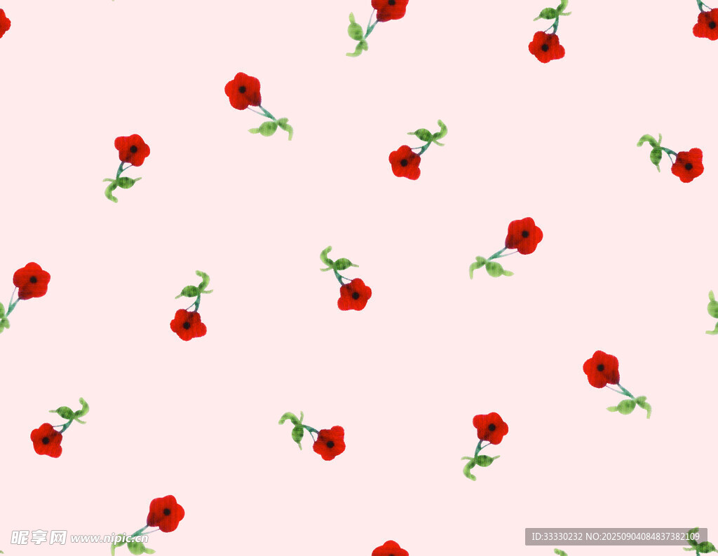 粉色底玫瑰花