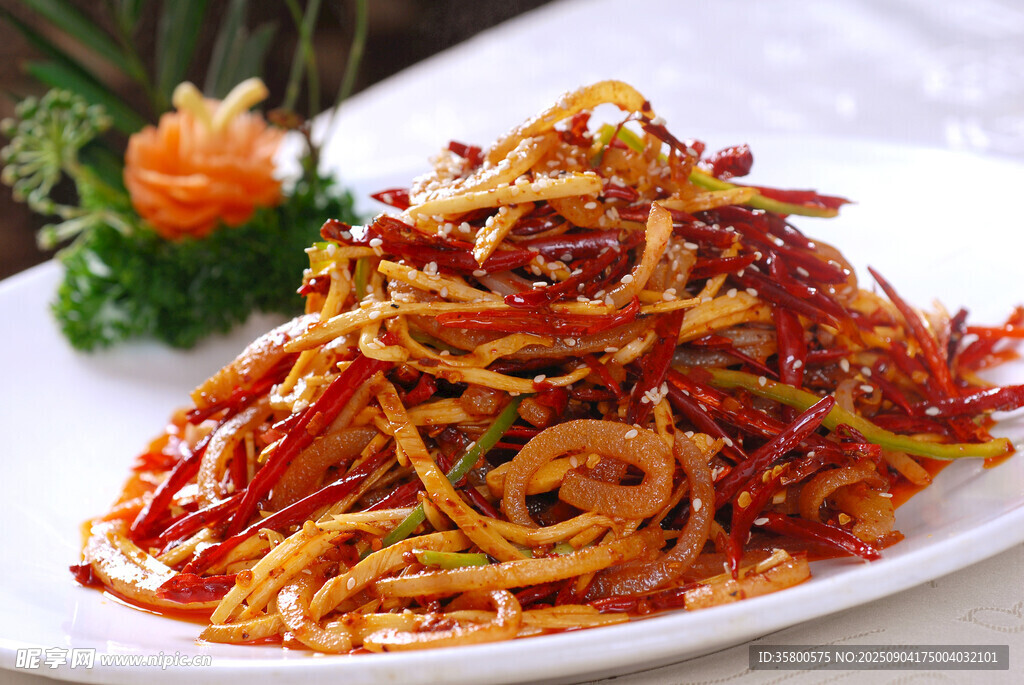 香辣美味拌魷魚絲