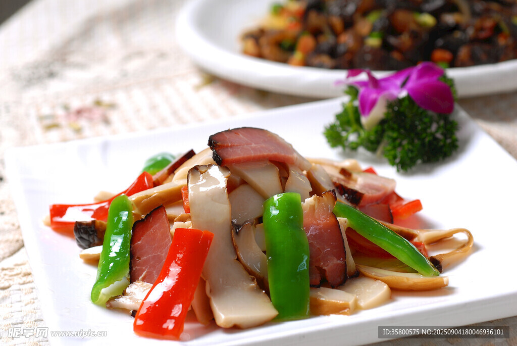 彩椒炒臘肉