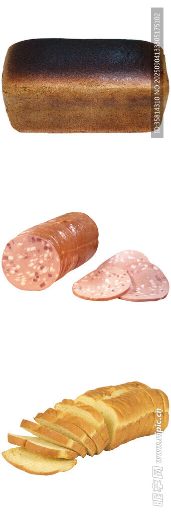 面包與香腸美食組合