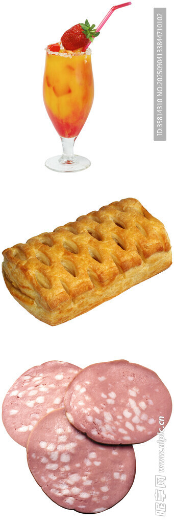 美味甜點(diǎn)與香腸組合