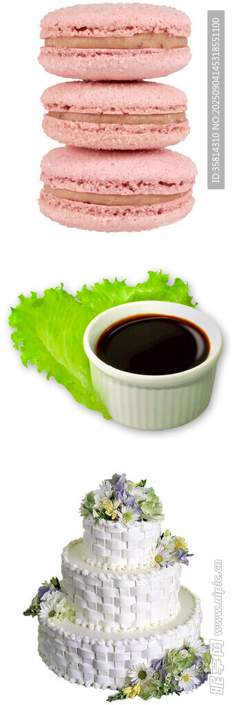 美味甜點(diǎn)與咖啡組合