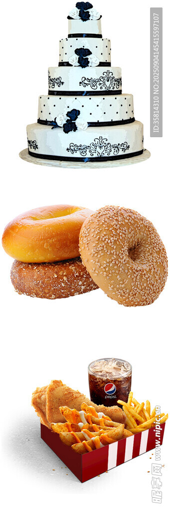 多樣美味糕點(diǎn)與油炸食品
