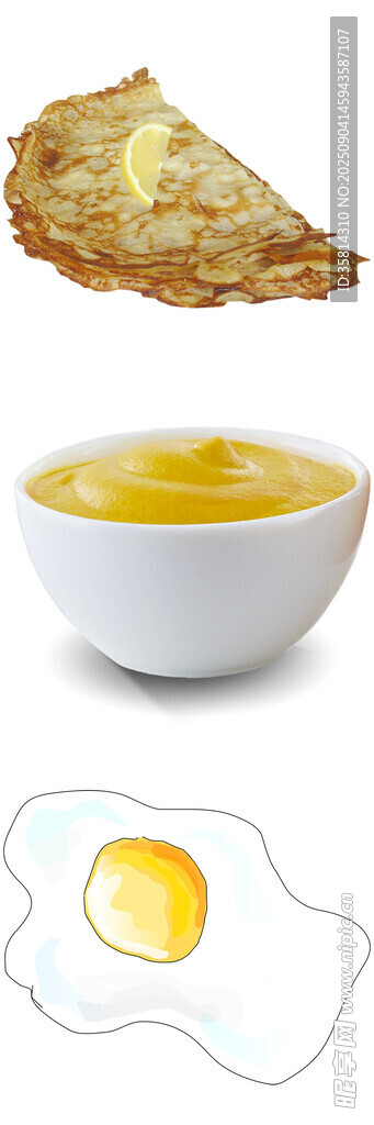 美味蛋類美食展示