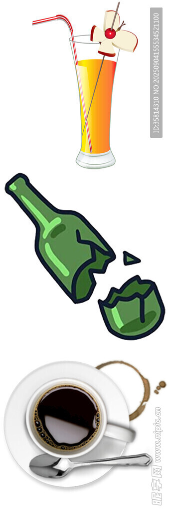 多樣飲品與咖啡杯場景