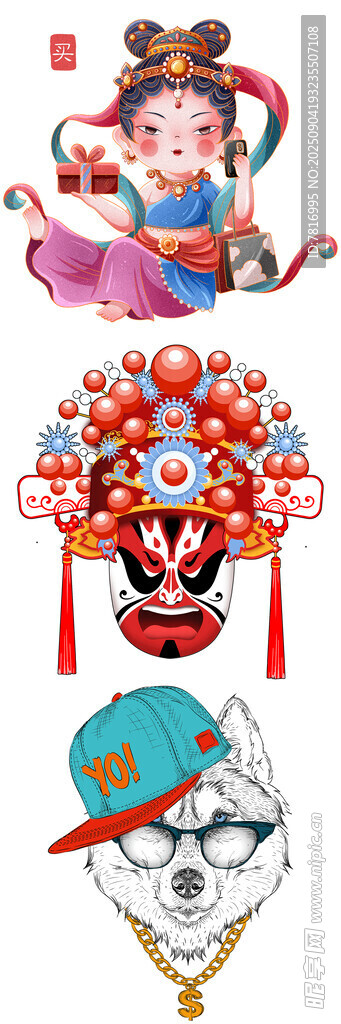 傳統(tǒng)與潮流融合的多樣頭飾