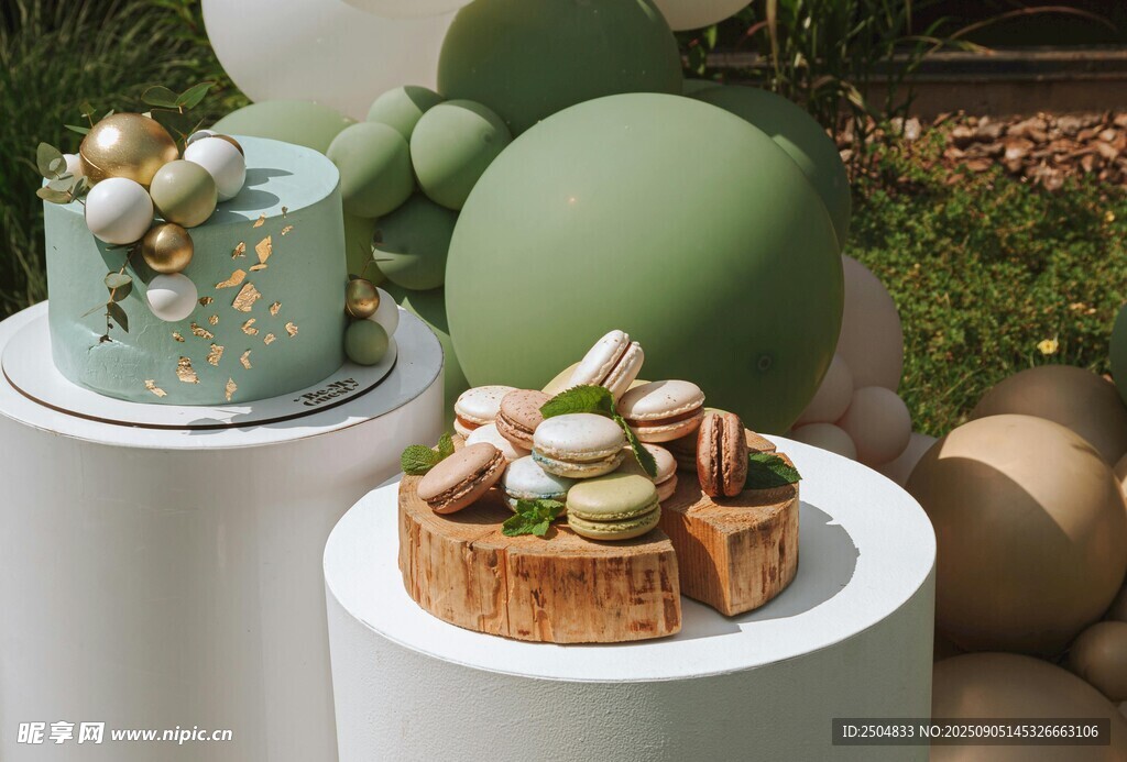 精致甜品展示