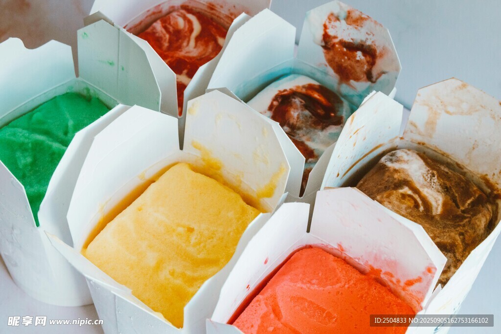 多彩美味冰淇淋待品嘗