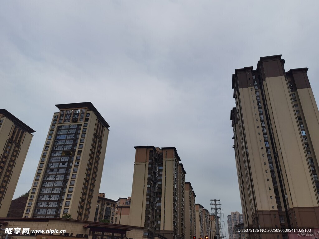 城市高樓林立景觀