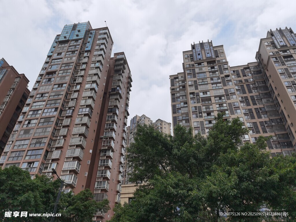 城市高層住宅景觀