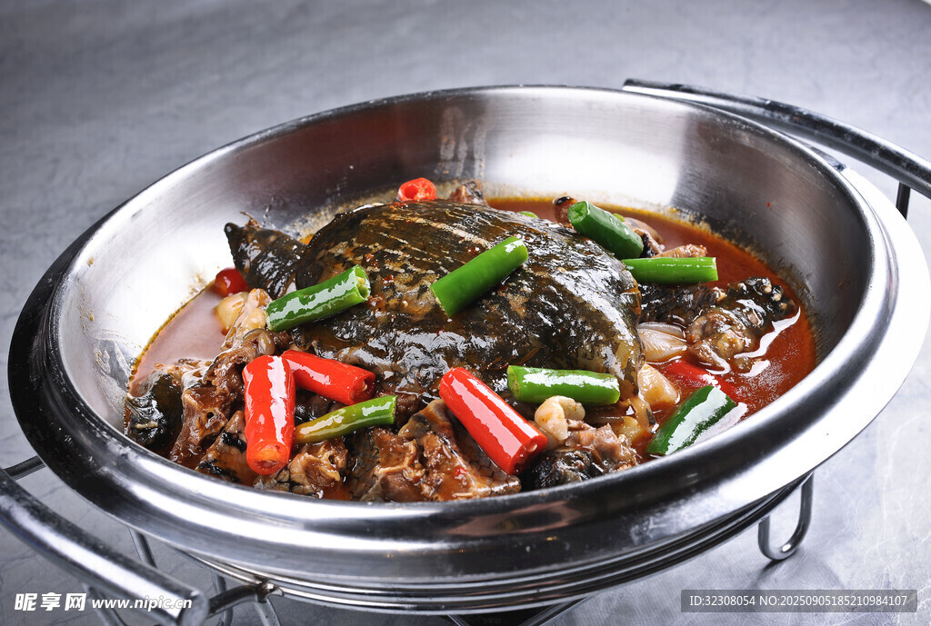 香辣美味鐵鍋燉甲魚