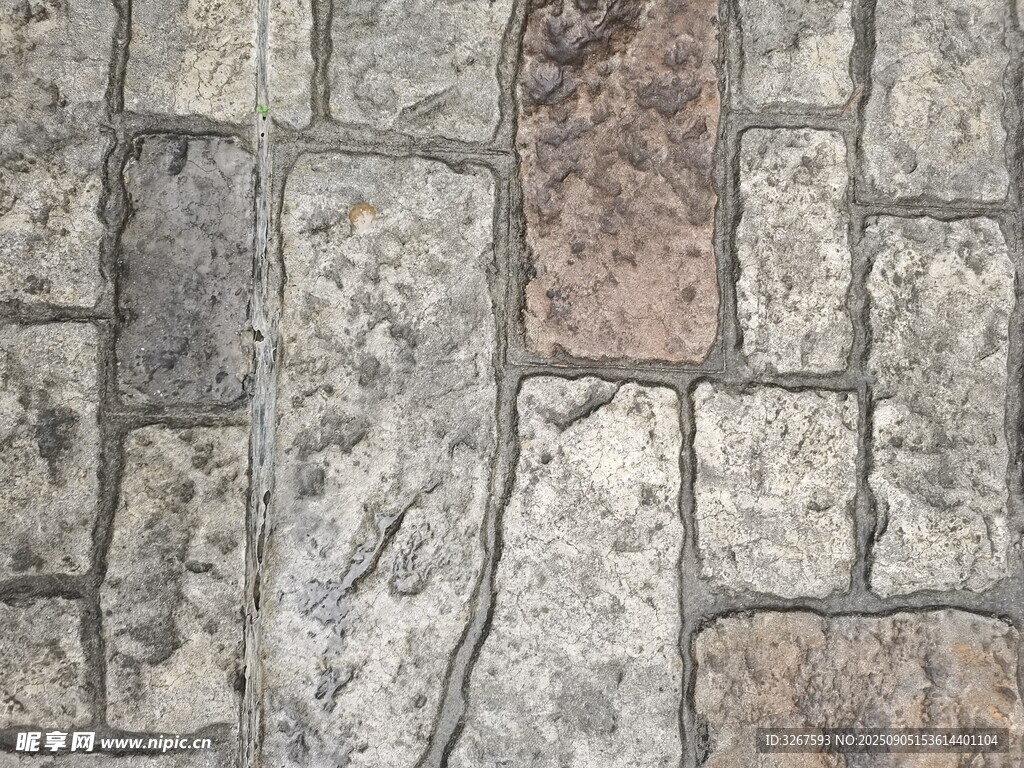 復(fù)古石磚地面紋理