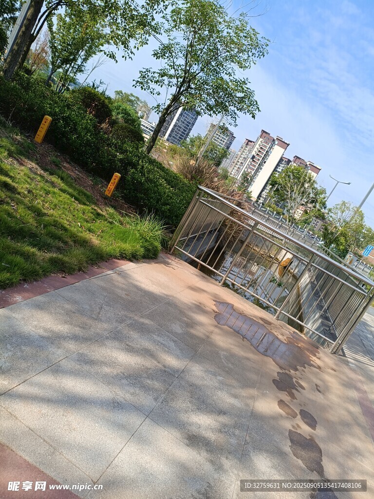 戶外休閑步道景觀