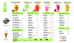 飲品菜單價(jià)目表展示
