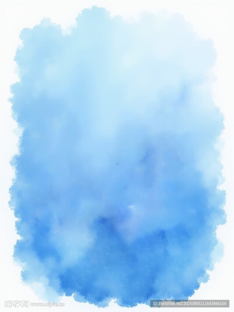 藍色水彩漸變背景