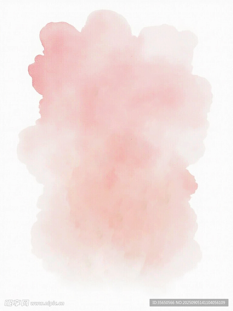 淡粉色水彩暈染背景圖