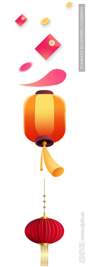 喜慶中式燈籠節(jié)日氛圍濃