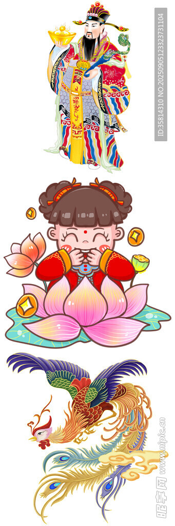傳統(tǒng)神話元素插畫