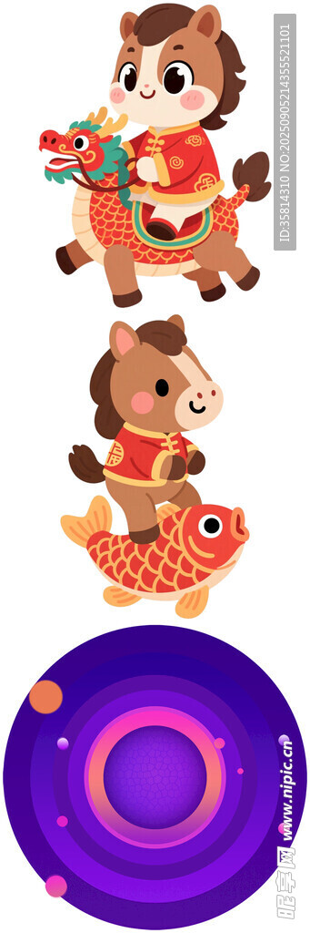 動(dòng)物玩飛盤歡樂(lè)場(chǎng)景