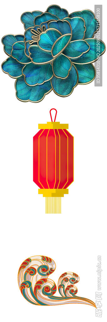 中式傳統(tǒng)元素組合圖案