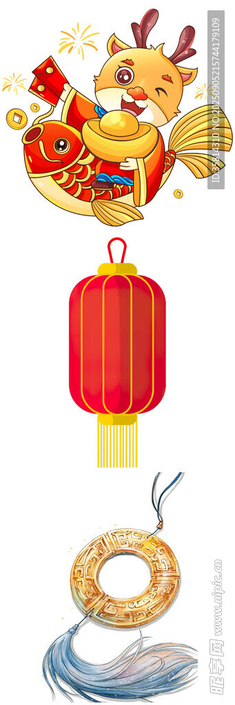喜慶春節(jié)元素裝飾集合