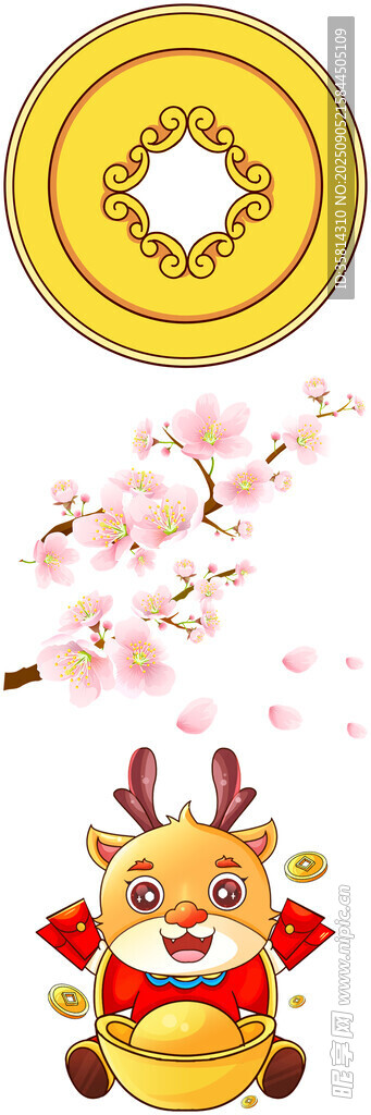 龍娃賀歲金圓伴繁花