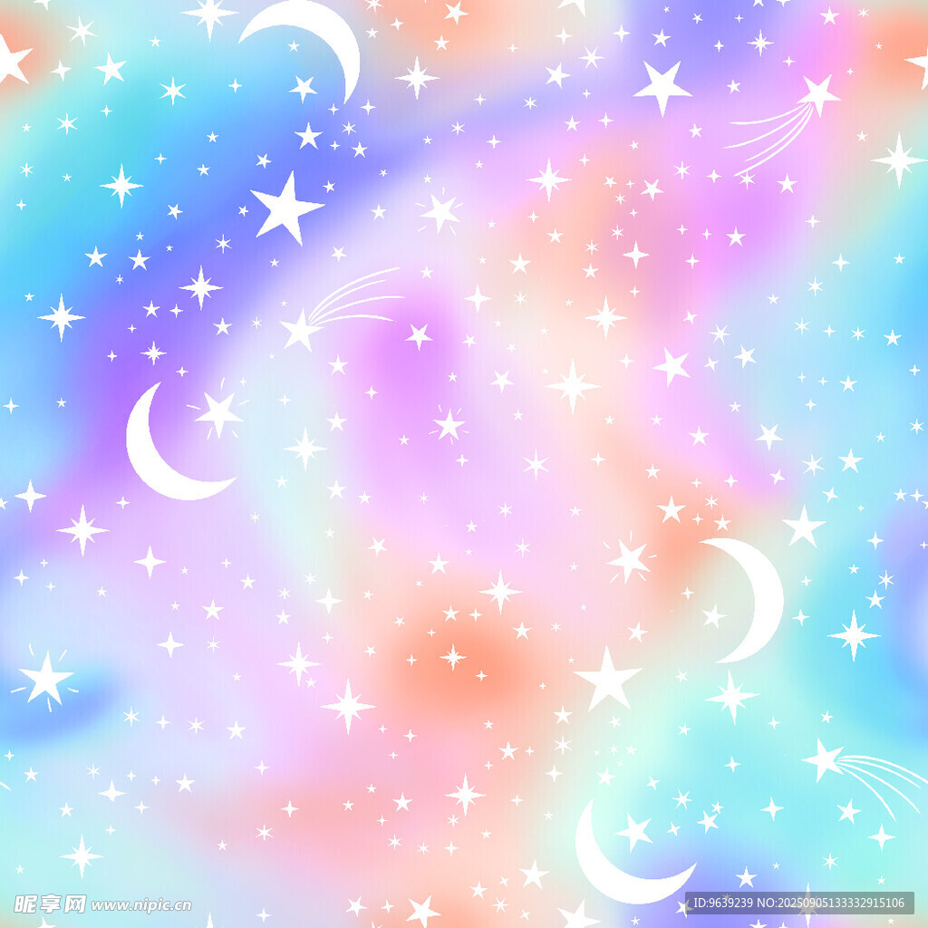 夢(mèng)幻星空背景圖