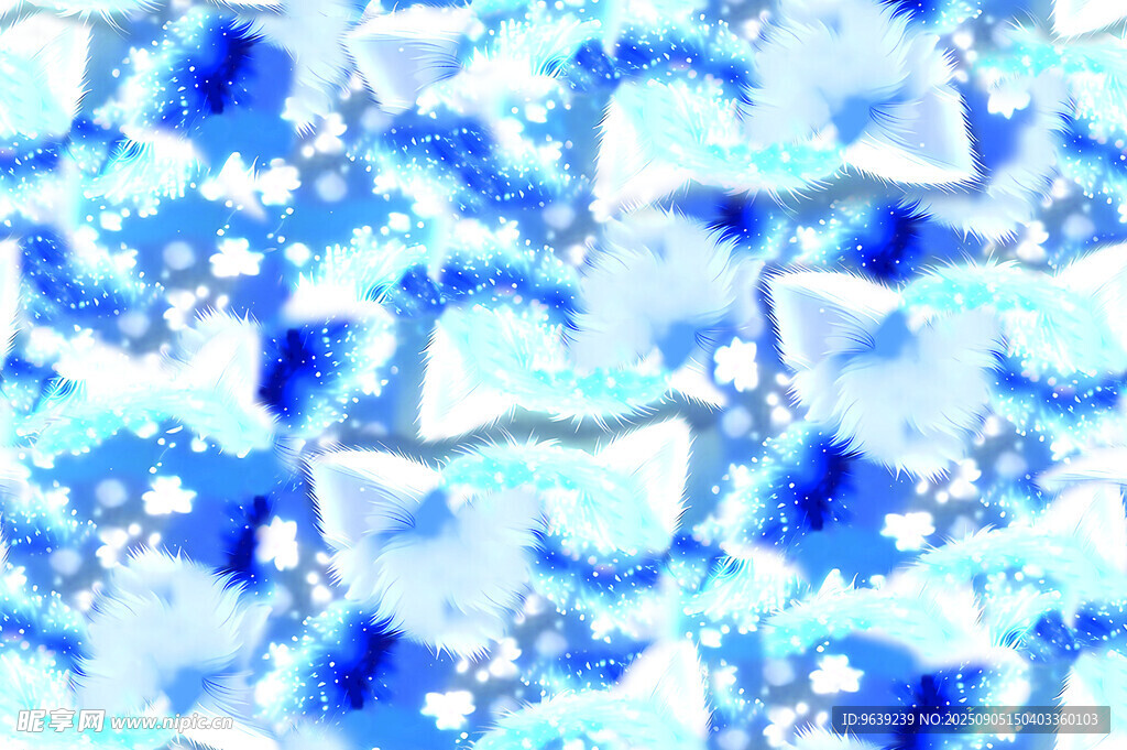 藍白 水彩
