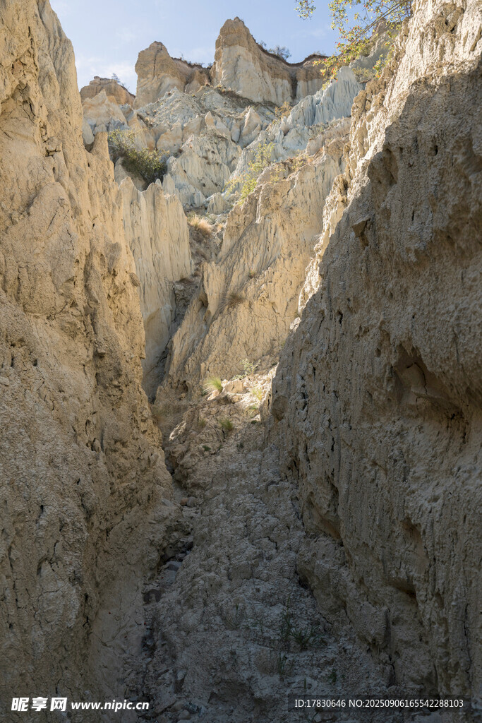 峽谷地貌景觀特寫