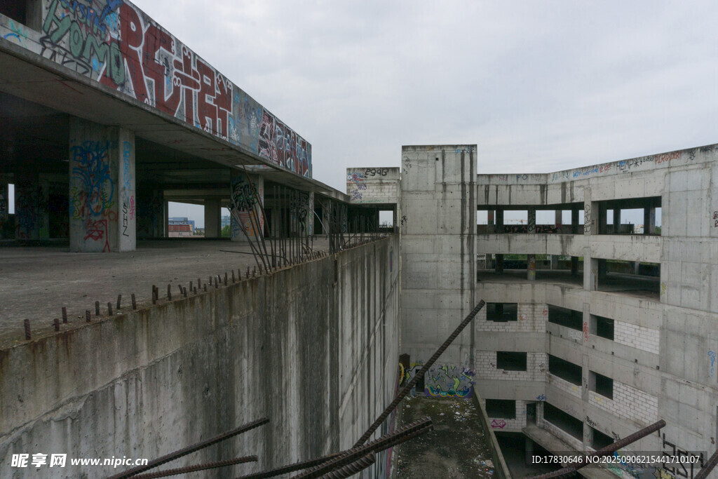 廢棄建筑場景
