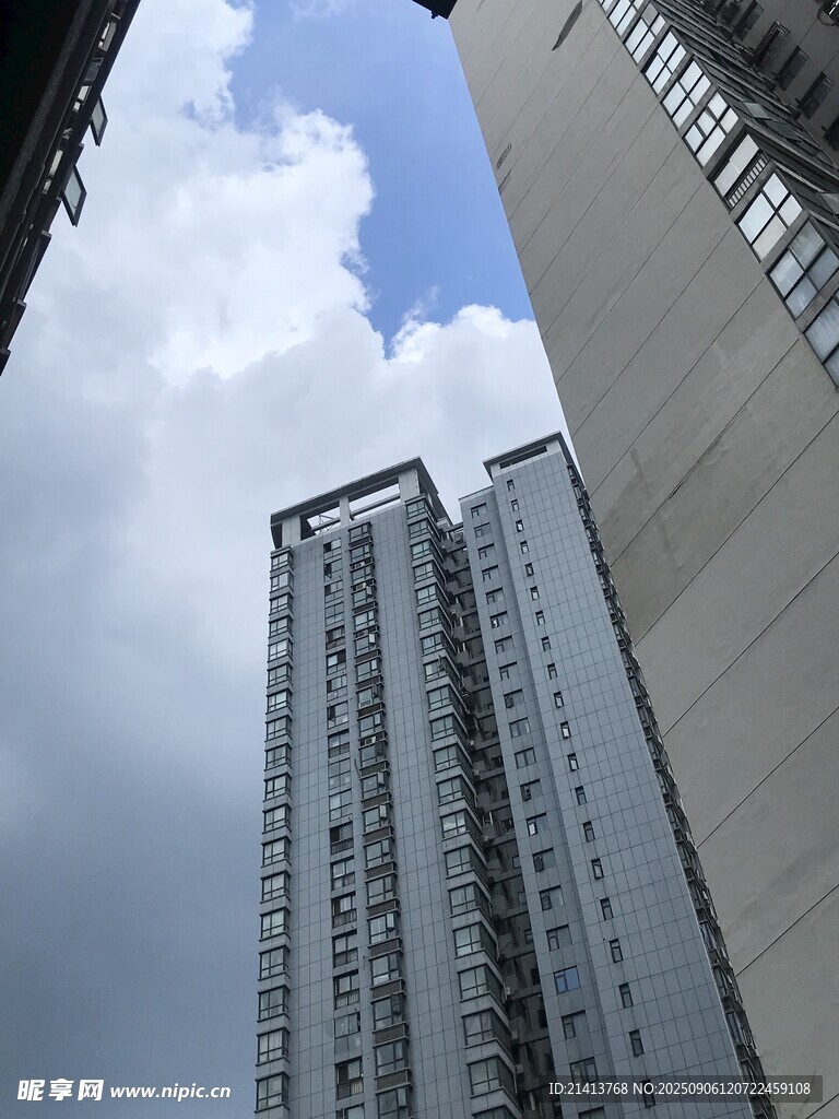 高樓聳立的城市天際線