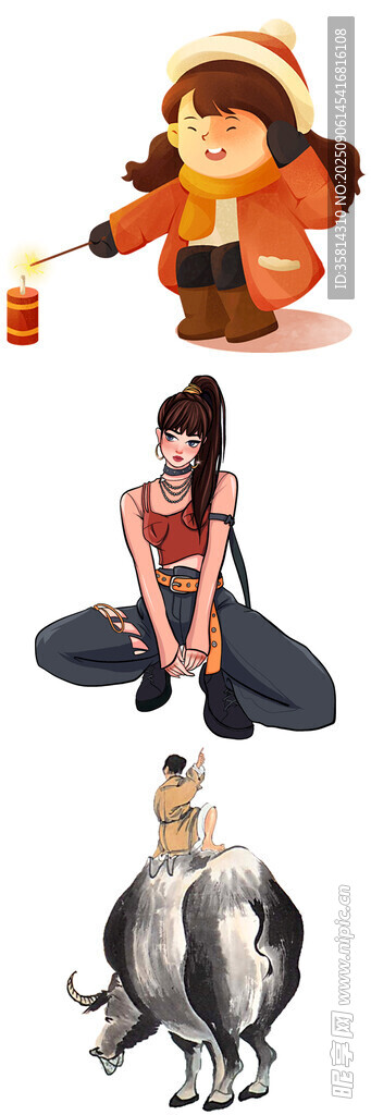 女孩與大象的溫馨互動(dòng)