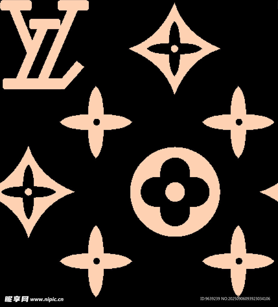 LV經(jīng)典圖案紋理設(shè)計