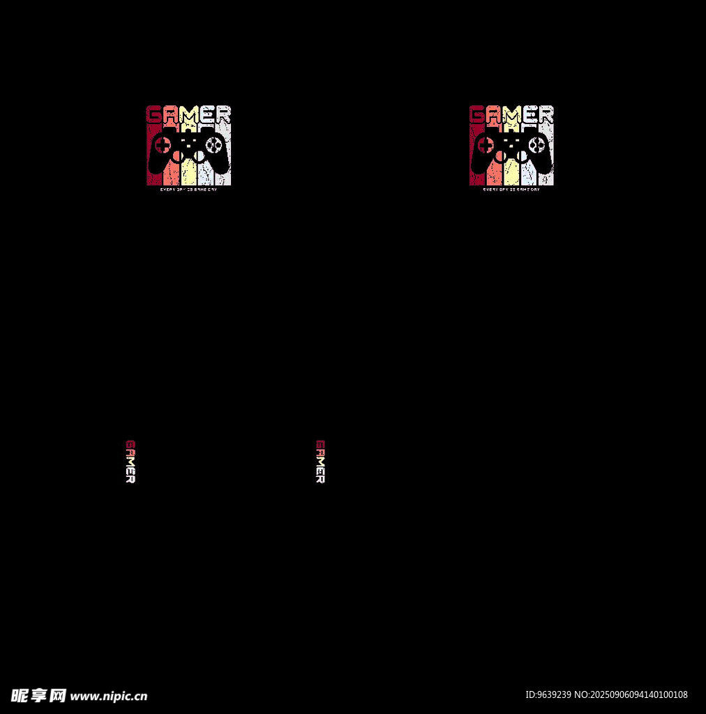 抽象多彩圖案組合