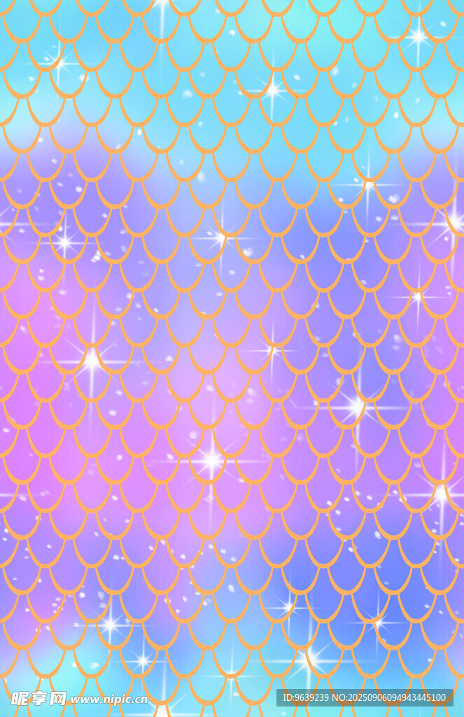 夢幻星空漸變背景圖案