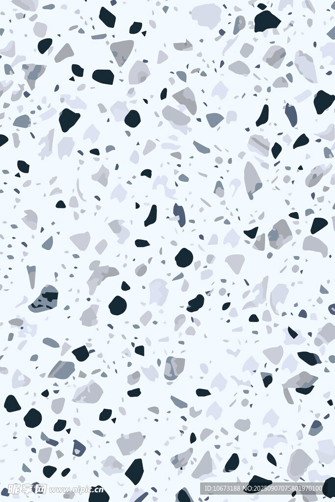 黑白斑點(diǎn)水磨石紋理圖案