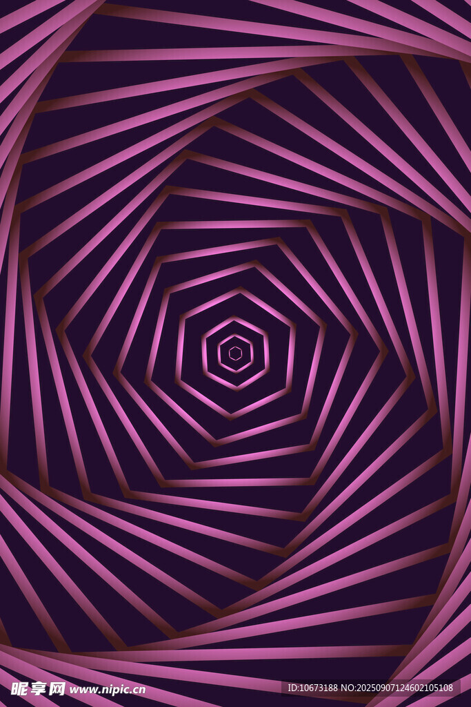 紫色螺旋幾何圖案紋理