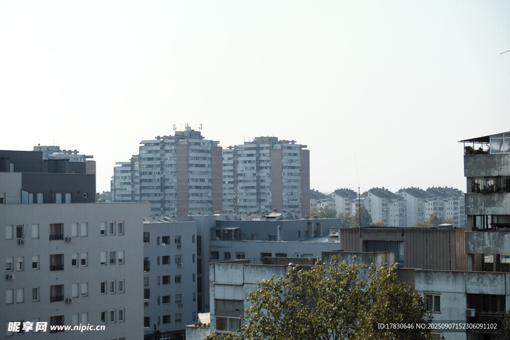 城市建筑群景觀