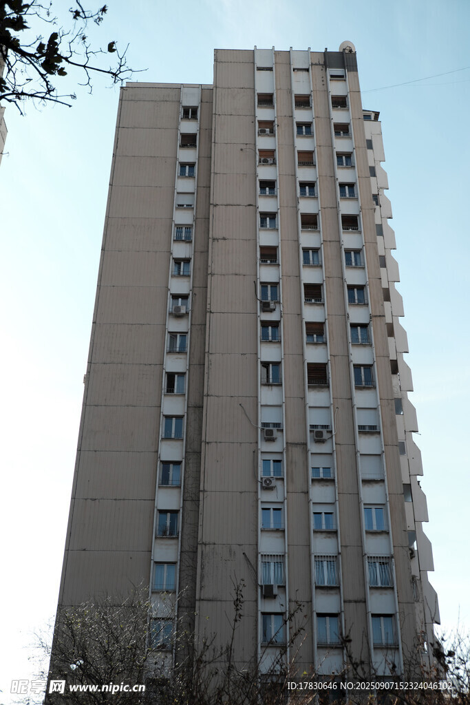 高層住宅樓外觀景觀