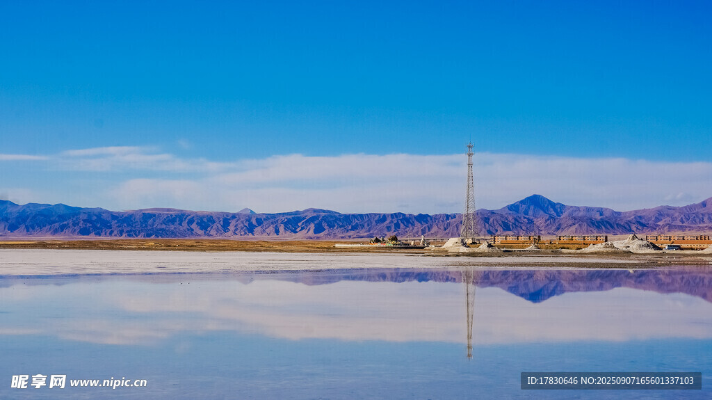 天空之鏡般的美麗鹽湖景觀